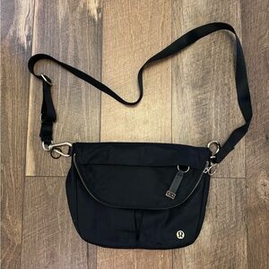 lululemon athletica Classic Black Crossbody Bag